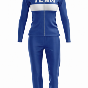 Custom Team Chest-Stripe Tracksuit Warm-Up Suit