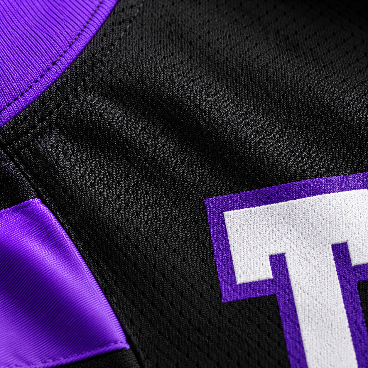 Black & Electric Purple Custom Football Uniform - Image 5